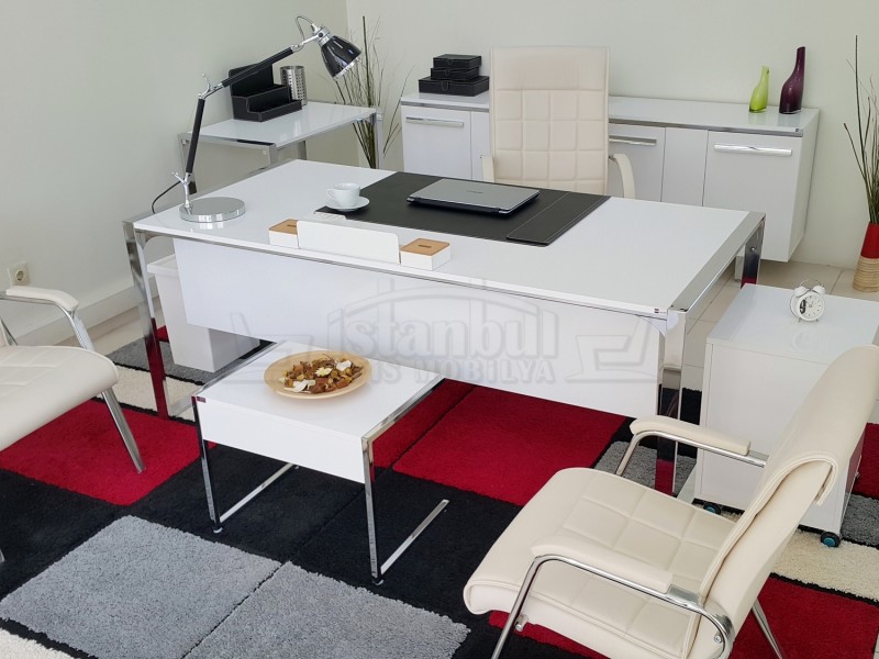 Apple Istanbul Office Desk Executive Office Hg. White