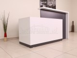 Box Office Reception Desk Table White Anthracite Istanbul