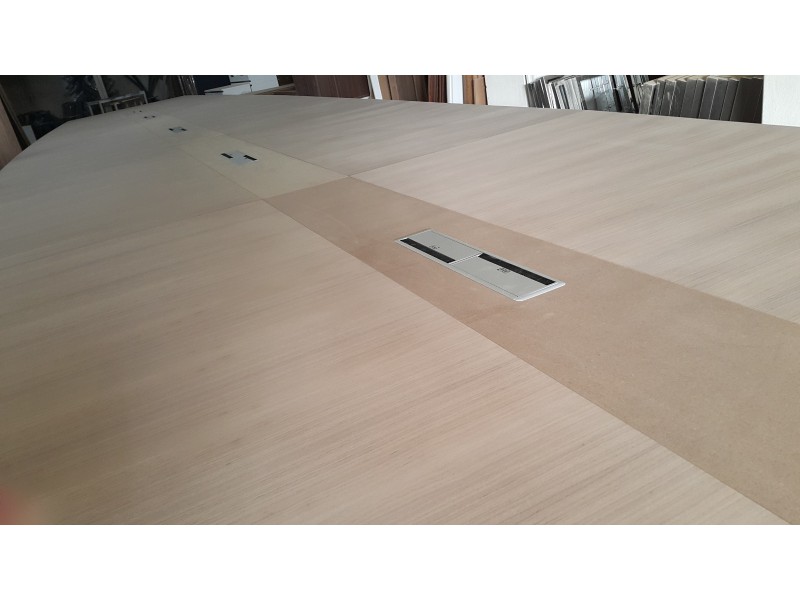 Big Wooden Meeting Table