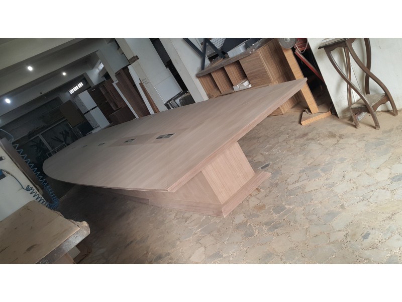 Big Wooden Meeting Table