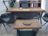 Istanbul Office Manager Table Elegant - Baroque Anthracite